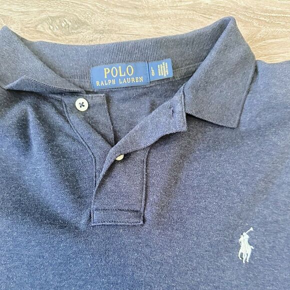 Polo by Ralph Lauren Classic Blue Polo Shirt - Picture 2 of 3